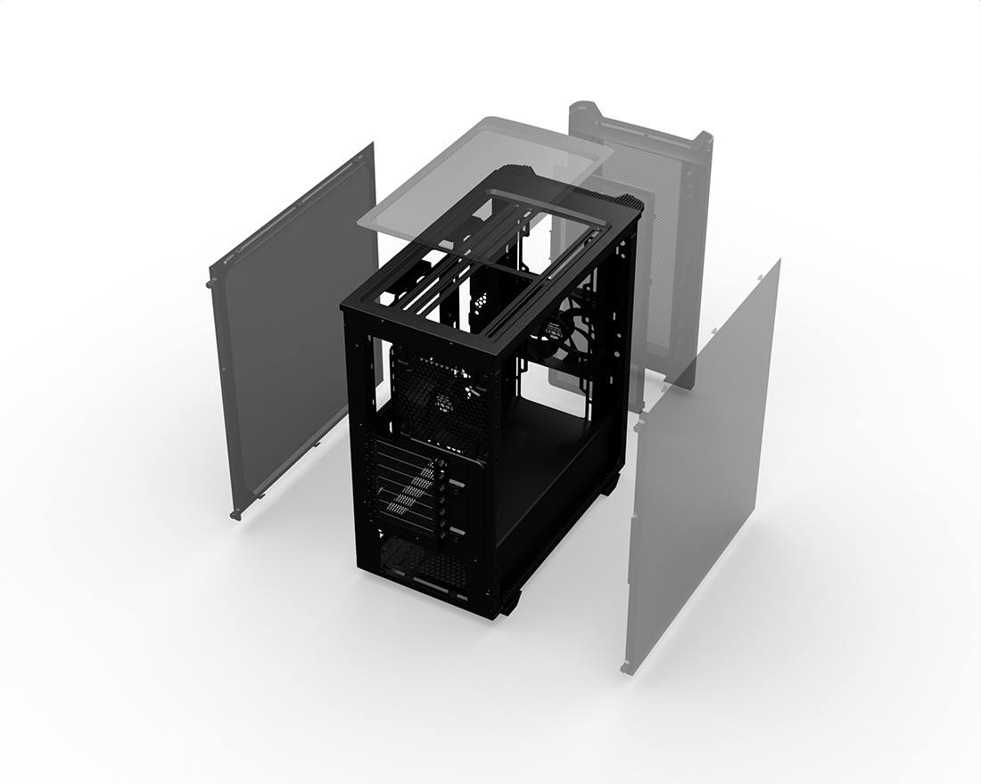 be quiet！ PURE BASE 501 PURE BASE 501 | Airflow Black silent essential PC cases from